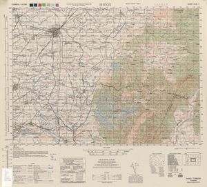 신잉(Shinei)과 주변 지역 지도 (1944)