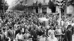 감페르의 장례 행렬, 바르셀로나