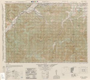 다퉁 지역 지도(북부) (1944년)