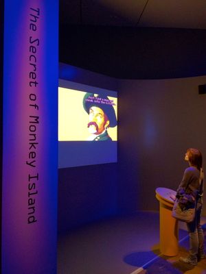 원숭이 섬의 비밀이 The Art of Video Games에 전시됨