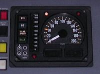 ATB-NG 장착 차량의 계기판.