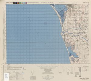 타이난 남부 지역 지도 (1944)