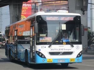 필리핀의 볼보 B7RLE, Joanna Jesh Transport Inc.를 위해 Autodelta에서 제작한 차체