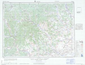 야루(자란툰)}}로 표기) 지도 (AMS, 1951)