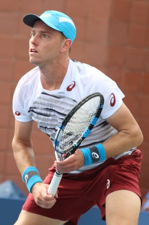 2016 US 오픈에서 경기하는 덕워스