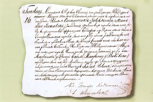 헬레나 코발스카의 출생 증명서