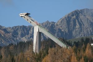 1970년 세계 선수권 대회 당시 스키 점프 언덕