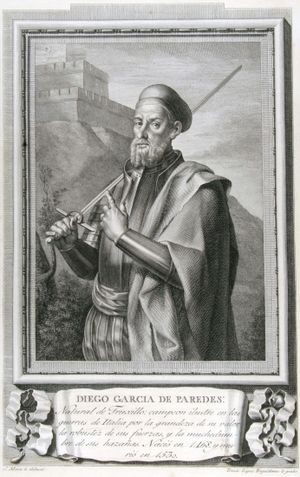 디에고 가르시아 데 파레데스 (1466–1534), 트루히요 출신의 저명한 군인