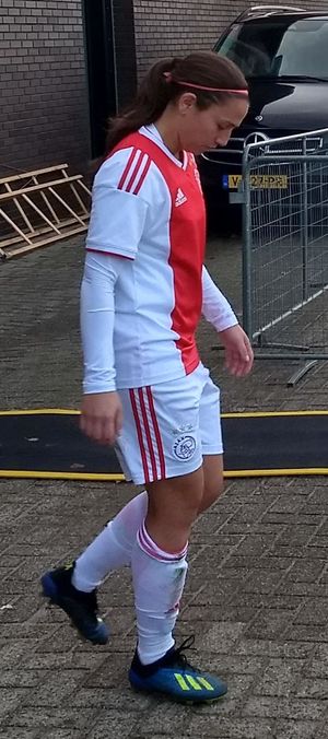 2018년 아약스 시절의 레베리사