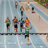 2010년 미국 육상 선수권 대회에서 시먼즈