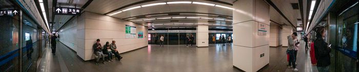 승강장 전경(2018년 3월 촬영)