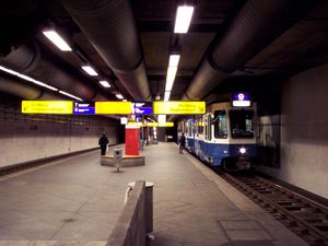 거부된 U-반 역의 건설