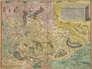 아에기디우스 추디의 Schweizerkarte(1538년). Lacus Tigurinus와 이전의 Tuggenersee