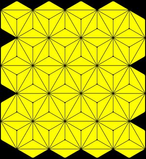 삼각 삼면체 테셀레이션kΔ