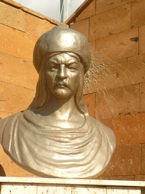 모둔 (또는 메테 칸)의 흉상