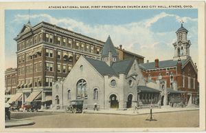 1923년 이전 엽서에 담긴 시청과 제일 장로교회