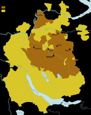 18세기 취리히가 내 키부르크 영지