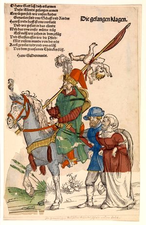 노예를 끌고 가는 터키 군인 (한스 굴덴문트)