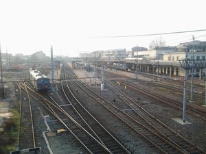 아스티 기차역 선로 뷰