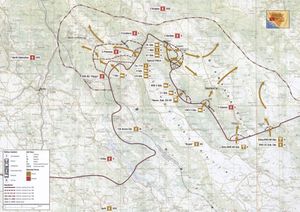 폭풍 작전 직전이자 1995년 여름 작전 종료 날짜인 1995년 7월 29일 보스니아 남쪽 전선의 상황