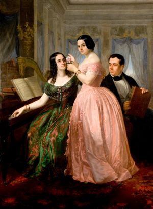 지휘자 프란시스코 마누엘, 1850년 호세 코레아 드 리마 작 브라질 국가를 받아쓰다