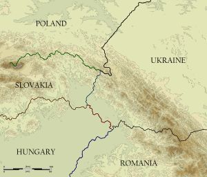 카르파티아 루테니아 지역과 인접한 지역