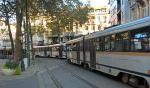 Van Meenenplein}} PCC 트램 테스트