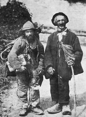 예니셰인 부부, 1890년경, 스위스 무오타탈