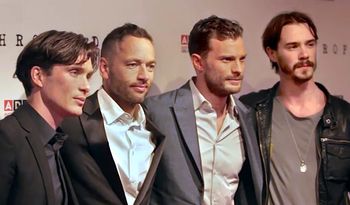 2016년 더블린 국제 영화제에서 《앤트로포이드》 출연진 킬리언 머피, 션 엘리스(감독), 제이미 도넌, 샘 킬리