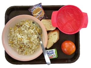 떼제에서의 전형적인 식사