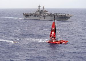 2016년 마킨 아일랜드는 중국 선박 칭다오 차이나의 단독 항해자를 구조하기 위해 파견되었다.