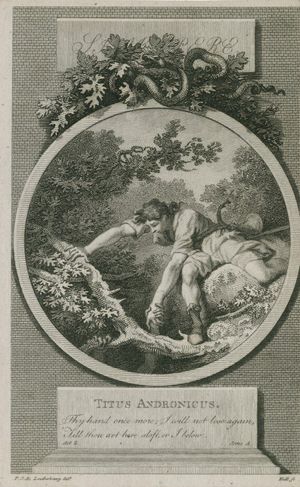 필립 제임스 드 루터버그가 그린 2막 3장의 삽화 (1785)