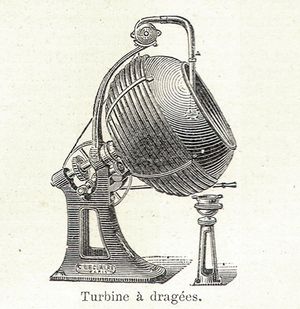 터빈을 이용해 설탕을 입히기도 했다.