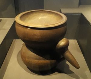 전통 소주를 만들 때 쓰던 소줏고리의 모습