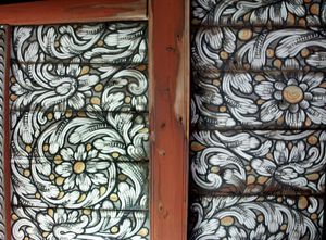 노르웨이 부스케루드주의 우브달 스타브 교회의 로즈말링