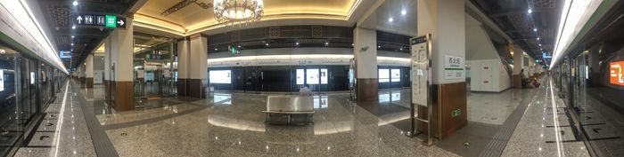 승강장 전경 (2017년 5월 촬영)