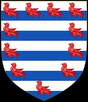 윌리엄 드 발랑스, 1대 펨브로크 백작의 문장, 뤼지냥의 문장 변형