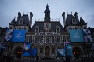 2024 하계 올림픽 당시 파리 시청