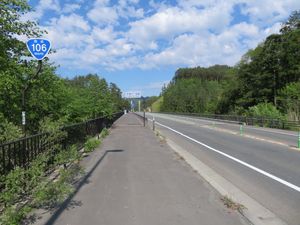 모리오카의 국도 제106호선