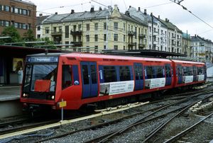 T2000 차량이 마요르스투엔에 정차