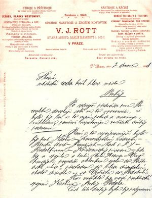 Ladislav Rott의 프라하 시의회에 대한 제안