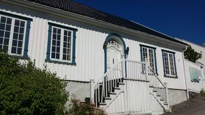 토르 헤위에르달의 어린 시절 집.