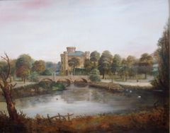 에글린턴 성, 에글린턴 백작의 저택, 1830년대.