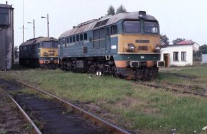 폴란드에 있는 ST44 기관차. 전조등이 커졌다.