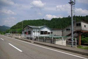 옛 역 건물(2009년 7월)