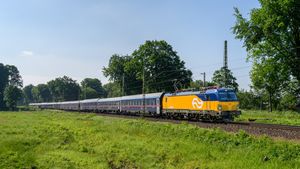 빈에서 암스테르담으로 가는 나이트젯 420