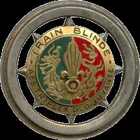 프랑스군이 사용한 장갑 열차인 "라 라팔(La Rafale)"의 휘장.