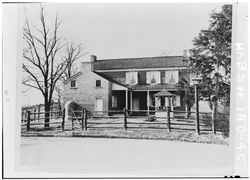 윌리엄 코너가 노블스빌에서 살았던 집. 1937-38년경 일라이 릴리사의 사진 부서에서 촬영했다.