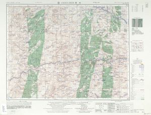 建始}})을 포함한 지도(AMS, 1953)