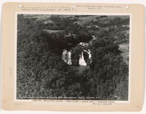 1940년대 팍상한 폭포의 항공 사진